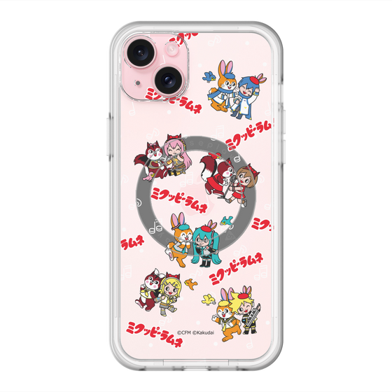 Slim Protection Premium Case with MagSafe［ Hatsune Miku × Kuppy Ramune – Overall Pattern ］
