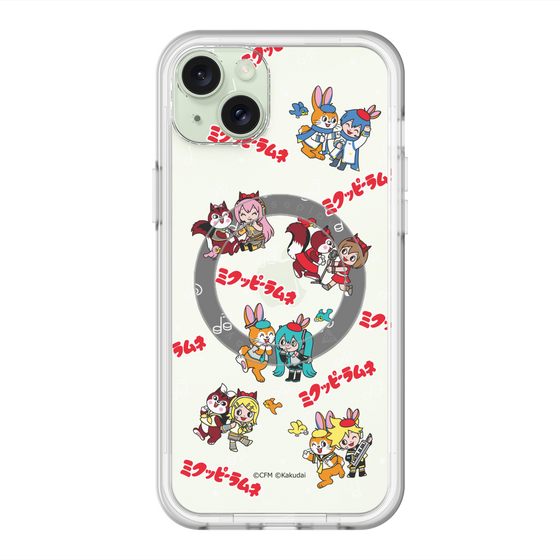 Slim Protection Premium Case with MagSafe［ Hatsune Miku × Kuppy Ramune – Overall Pattern ］