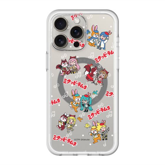Slim Protection Premium Case with MagSafe［ Hatsune Miku × Kuppy Ramune – Overall Pattern ］