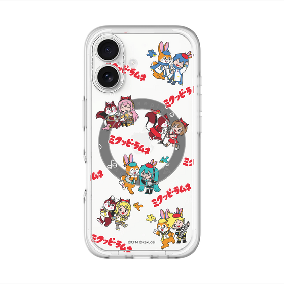 Slim Protection Premium Case with MagSafe［ Hatsune Miku × Kuppy Ramune – Overall Pattern ］