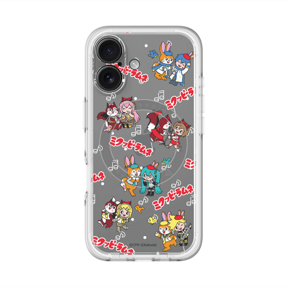 Slim Protection Premium Case with MagSafe［ Hatsune Miku × Kuppy Ramune – Overall Pattern ］