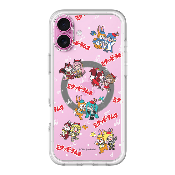 Slim Protection Premium Case with MagSafe［ Hatsune Miku × Kuppy Ramune – Overall Pattern ］