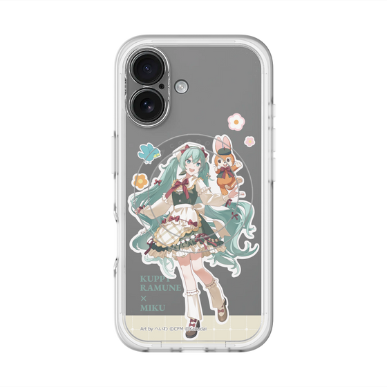 Slim Protection Premium Case with MagSafe［ Hatsune Miku × Kuppy Ramune – Hatsune Miku × Kuppy – Full-body Illustration 2 ］