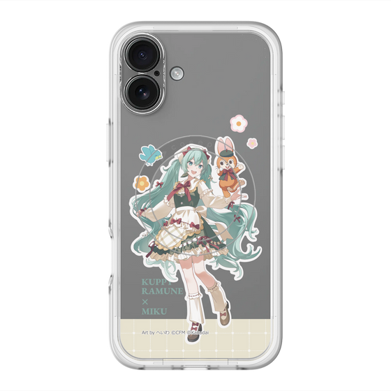Slim Protection Premium Case with MagSafe［ Hatsune Miku × Kuppy Ramune – Hatsune Miku × Kuppy – Full-body Illustration 2 ］