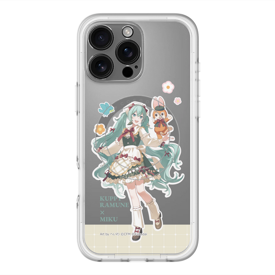 Slim Protection Premium Case with MagSafe［ Hatsune Miku × Kuppy Ramune – Hatsune Miku × Kuppy – Full-body Illustration 2 ］