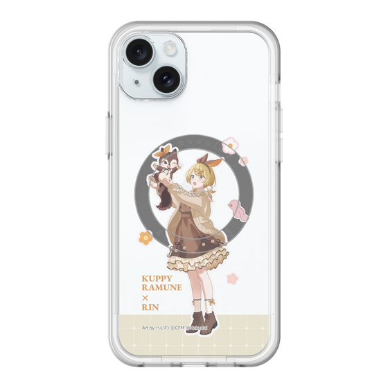 Slim Protection Premium Case with MagSafe［ Hatsune Miku × Kuppy Ramune – Kagamine Rin × Ram – Full-body Illustration 2 ］