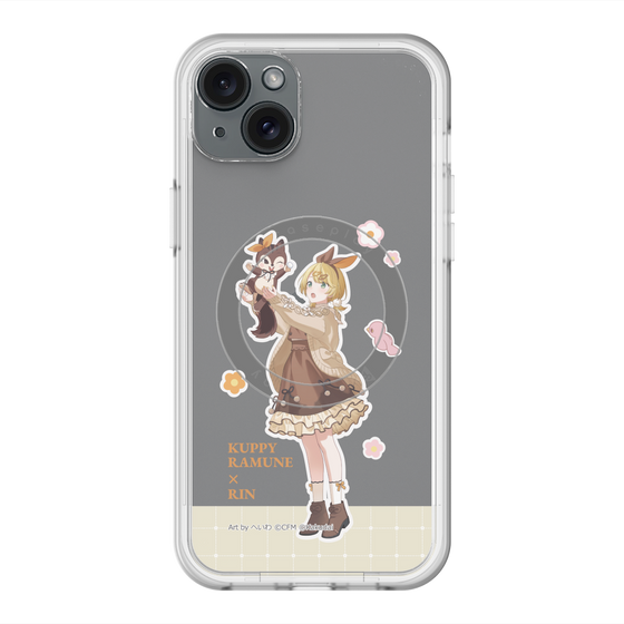 Slim Protection Premium Case with MagSafe［ Hatsune Miku × Kuppy Ramune – Kagamine Rin × Ram – Full-body Illustration 2 ］