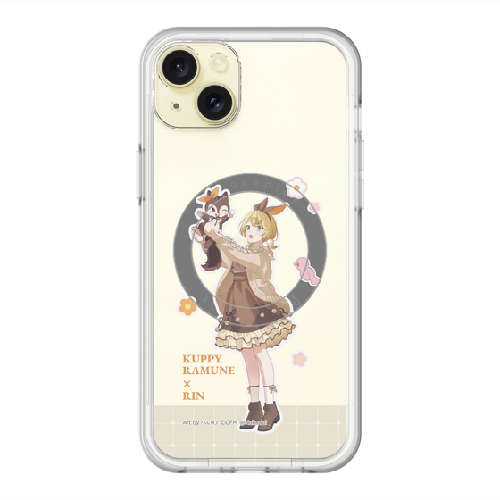 Slim Protection Premium Case with MagSafe［ Hatsune Miku × Kuppy Ramune – Kagamine Rin × Ram – Full-body Illustration 2 ］