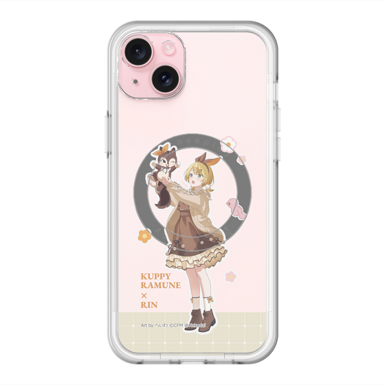 Slim Protection Premium Case with MagSafe［ Hatsune Miku × Kuppy Ramune – Kagamine Rin × Ram – Full-body Illustration 2 ］