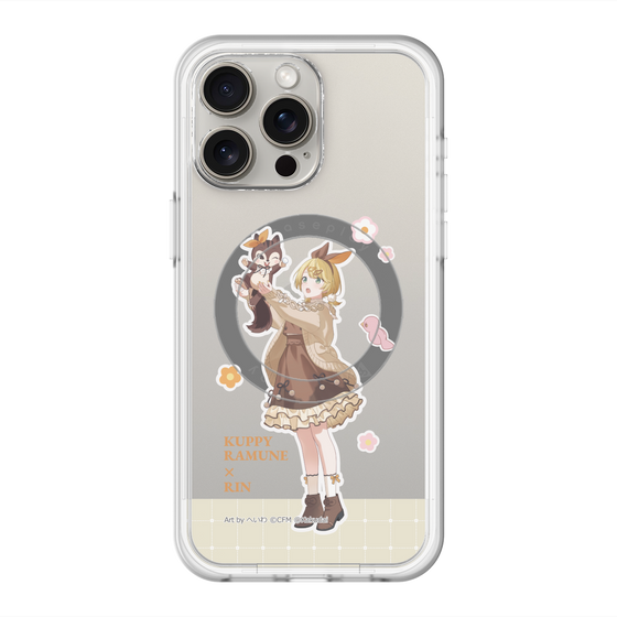 Slim Protection Premium Case with MagSafe［ Hatsune Miku × Kuppy Ramune – Kagamine Rin × Ram – Full-body Illustration 2 ］