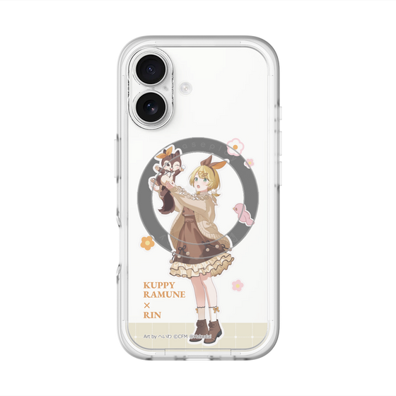 Slim Protection Premium Case with MagSafe［ Hatsune Miku × Kuppy Ramune – Kagamine Rin × Ram – Full-body Illustration 2 ］