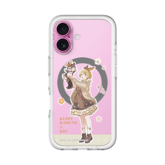 Slim Protection Premium Case with MagSafe［ Hatsune Miku × Kuppy Ramune – Kagamine Rin × Ram – Full-body Illustration 2 ］