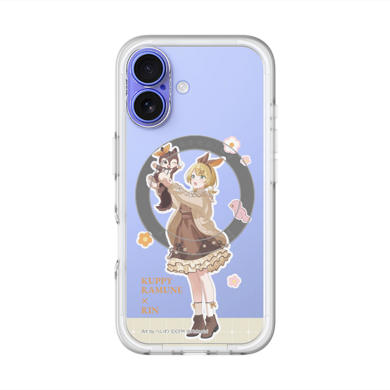 Slim Protection Premium Case with MagSafe［ Hatsune Miku × Kuppy Ramune – Kagamine Rin × Ram – Full-body Illustration 2 ］