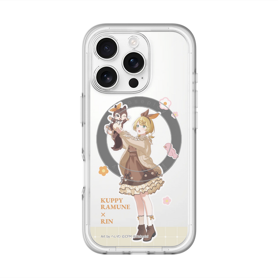 Slim Protection Premium Case with MagSafe［ Hatsune Miku × Kuppy Ramune – Kagamine Rin × Ram – Full-body Illustration 2 ］