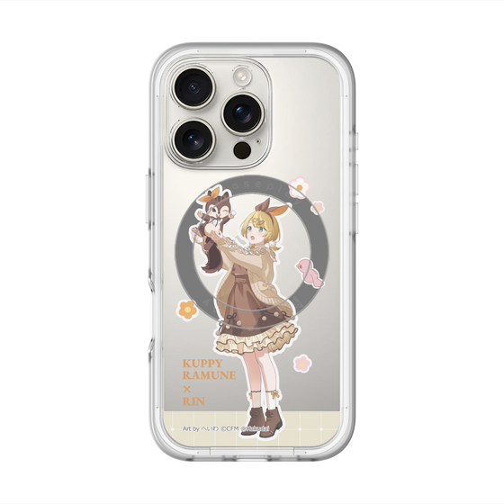 Slim Protection Premium Case with MagSafe［ Hatsune Miku × Kuppy Ramune – Kagamine Rin × Ram – Full-body Illustration 2 ］