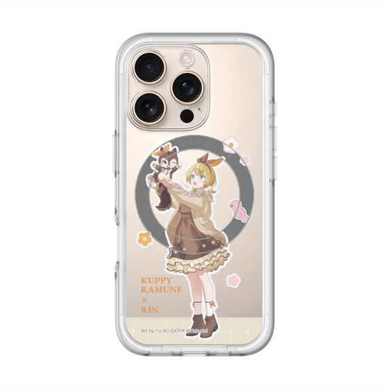 Slim Protection Premium Case with MagSafe［ Hatsune Miku × Kuppy Ramune – Kagamine Rin × Ram – Full-body Illustration 2 ］
