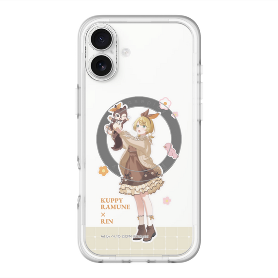 Slim Protection Premium Case with MagSafe［ Hatsune Miku × Kuppy Ramune – Kagamine Rin × Ram – Full-body Illustration 2 ］