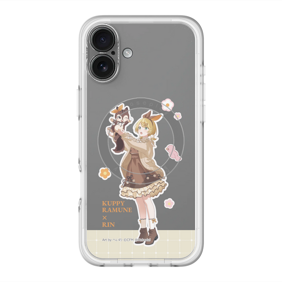 Slim Protection Premium Case with MagSafe［ Hatsune Miku × Kuppy Ramune – Kagamine Rin × Ram – Full-body Illustration 2 ］