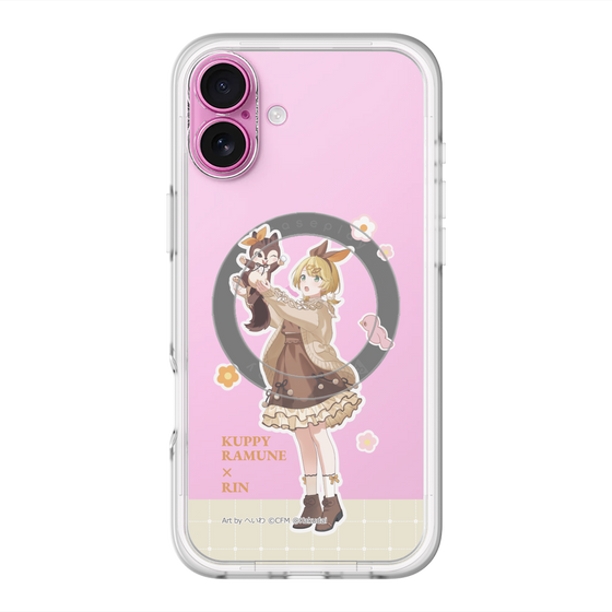 Slim Protection Premium Case with MagSafe［ Hatsune Miku × Kuppy Ramune – Kagamine Rin × Ram – Full-body Illustration 2 ］