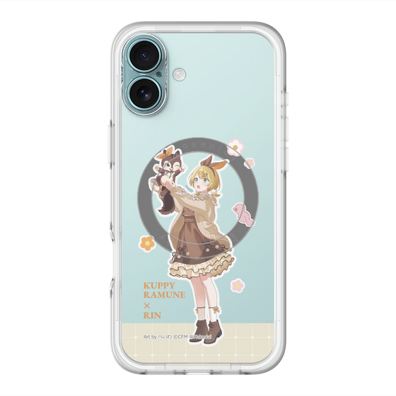 Slim Protection Premium Case with MagSafe［ Hatsune Miku × Kuppy Ramune – Kagamine Rin × Ram – Full-body Illustration 2 ］