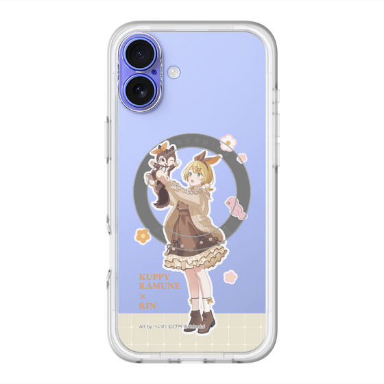 Slim Protection Premium Case with MagSafe［ Hatsune Miku × Kuppy Ramune – Kagamine Rin × Ram – Full-body Illustration 2 ］