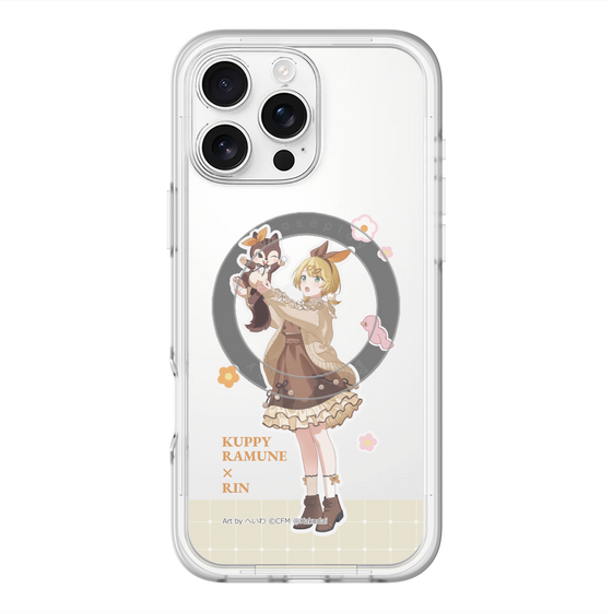 Slim Protection Premium Case with MagSafe［ Hatsune Miku × Kuppy Ramune – Kagamine Rin × Ram – Full-body Illustration 2 ］
