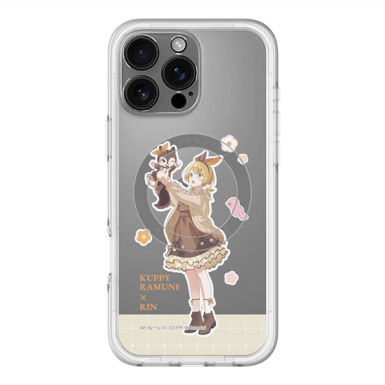 Slim Protection Premium Case with MagSafe［ Hatsune Miku × Kuppy Ramune – Kagamine Rin × Ram – Full-body Illustration 2 ］