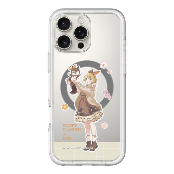Slim Protection Premium Case with MagSafe［ Hatsune Miku × Kuppy Ramune – Kagamine Rin × Ram – Full-body Illustration 2 ］