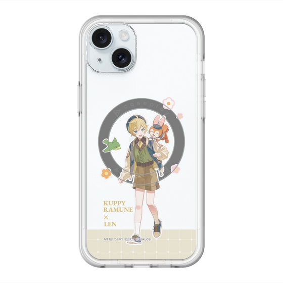 Slim Protection Premium Case with MagSafe［ Hatsune Miku × Kuppy Ramune – Kagamine Len × Kuppy – Full-body Illustration 2 ］