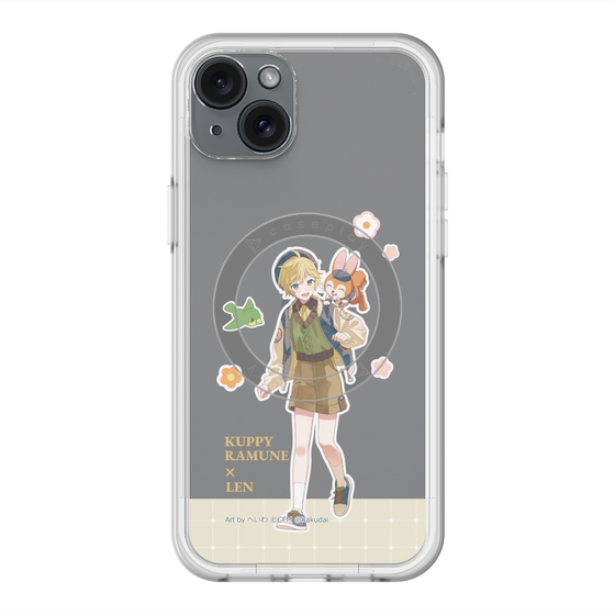 Slim Protection Premium Case with MagSafe［ Hatsune Miku × Kuppy Ramune – Kagamine Len × Kuppy – Full-body Illustration 2 ］