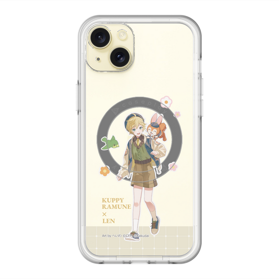 Slim Protection Premium Case with MagSafe［ Hatsune Miku × Kuppy Ramune – Kagamine Len × Kuppy – Full-body Illustration 2 ］