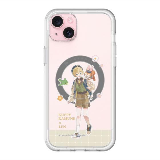 Slim Protection Premium Case with MagSafe［ Hatsune Miku × Kuppy Ramune – Kagamine Len × Kuppy – Full-body Illustration 2 ］