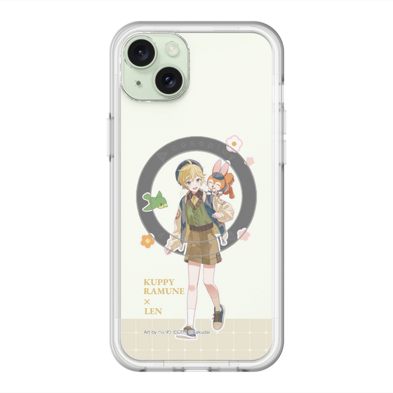 Slim Protection Premium Case with MagSafe［ Hatsune Miku × Kuppy Ramune – Kagamine Len × Kuppy – Full-body Illustration 2 ］