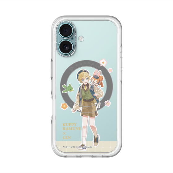 Slim Protection Premium Case with MagSafe［ Hatsune Miku × Kuppy Ramune – Kagamine Len × Kuppy – Full-body Illustration 2 ］