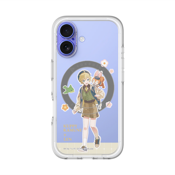 Slim Protection Premium Case with MagSafe［ Hatsune Miku × Kuppy Ramune – Kagamine Len × Kuppy – Full-body Illustration 2 ］