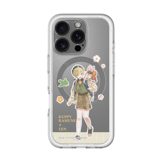 Slim Protection Premium Case with MagSafe［ Hatsune Miku × Kuppy Ramune – Kagamine Len × Kuppy – Full-body Illustration 2 ］