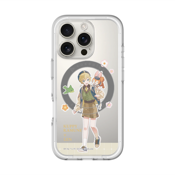 Slim Protection Premium Case with MagSafe［ Hatsune Miku × Kuppy Ramune – Kagamine Len × Kuppy – Full-body Illustration 2 ］