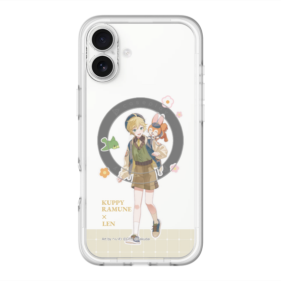 Slim Protection Premium Case with MagSafe［ Hatsune Miku × Kuppy Ramune – Kagamine Len × Kuppy – Full-body Illustration 2 ］