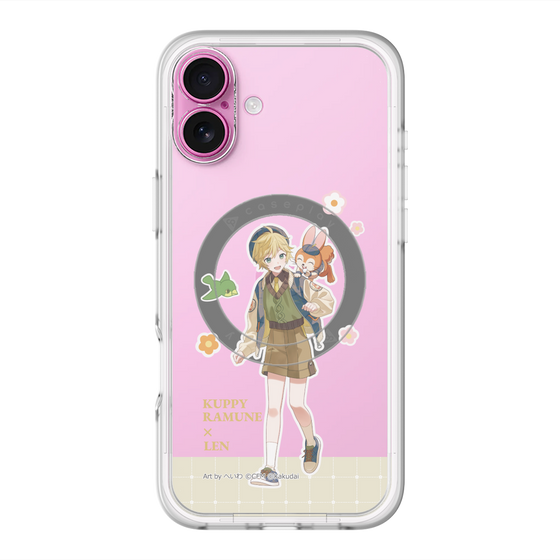 Slim Protection Premium Case with MagSafe［ Hatsune Miku × Kuppy Ramune – Kagamine Len × Kuppy – Full-body Illustration 2 ］