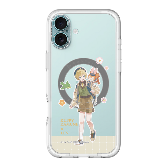 Slim Protection Premium Case with MagSafe［ Hatsune Miku × Kuppy Ramune – Kagamine Len × Kuppy – Full-body Illustration 2 ］