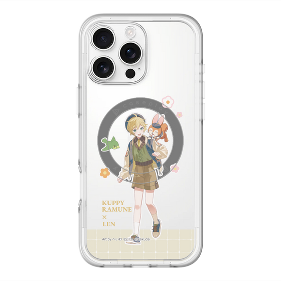 Slim Protection Premium Case with MagSafe［ Hatsune Miku × Kuppy Ramune – Kagamine Len × Kuppy – Full-body Illustration 2 ］
