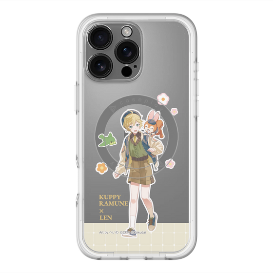 Slim Protection Premium Case with MagSafe［ Hatsune Miku × Kuppy Ramune – Kagamine Len × Kuppy – Full-body Illustration 2 ］