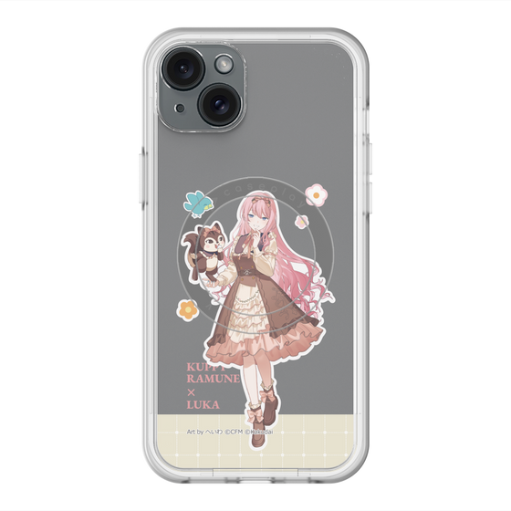 Slim Protection Premium Case with MagSafe［ Hatsune Miku × Kuppy Ramune – Megurine Luka × Ram – Full-body Illustration 2 ］