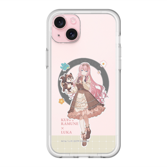 Slim Protection Premium Case with MagSafe［ Hatsune Miku × Kuppy Ramune – Megurine Luka × Ram – Full-body Illustration 2 ］