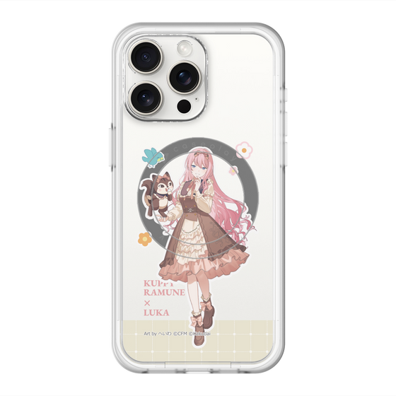 Slim Protection Premium Case with MagSafe［ Hatsune Miku × Kuppy Ramune – Megurine Luka × Ram – Full-body Illustration 2 ］