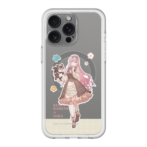 Slim Protection Premium Case with MagSafe［ Hatsune Miku × Kuppy Ramune – Megurine Luka × Ram – Full-body Illustration 2 ］