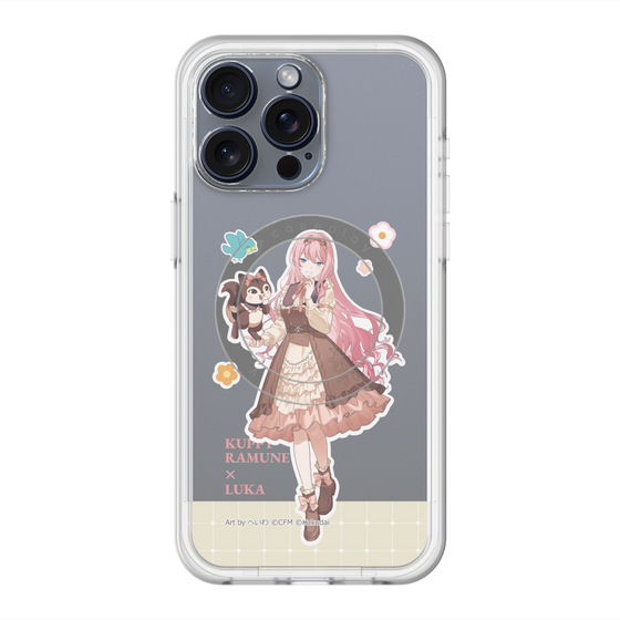 Slim Protection Premium Case with MagSafe［ Hatsune Miku × Kuppy Ramune – Megurine Luka × Ram – Full-body Illustration 2 ］