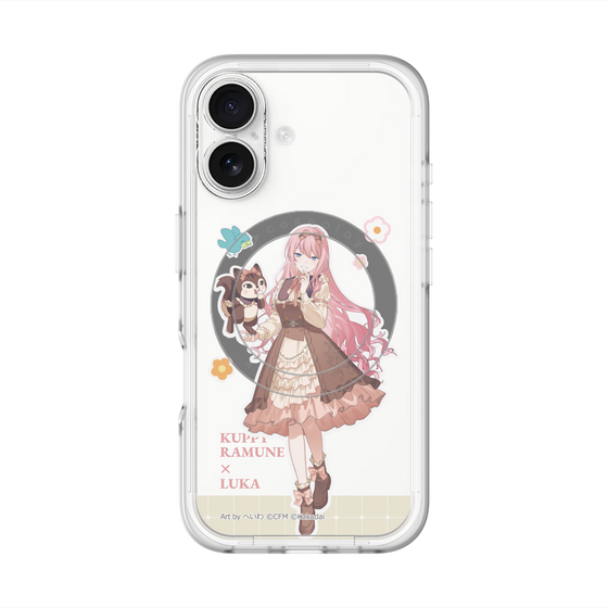 Slim Protection Premium Case with MagSafe［ Hatsune Miku × Kuppy Ramune – Megurine Luka × Ram – Full-body Illustration 2 ］