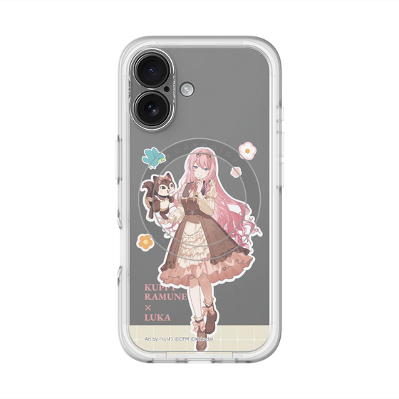 Slim Protection Premium Case with MagSafe［ Hatsune Miku × Kuppy Ramune – Megurine Luka × Ram – Full-body Illustration 2 ］
