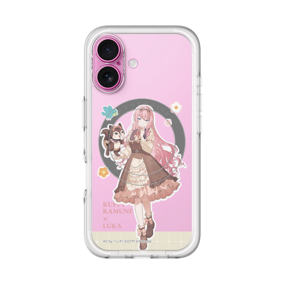 Slim Protection Premium Case with MagSafe［ Hatsune Miku × Kuppy Ramune – Megurine Luka × Ram – Full-body Illustration 2 ］